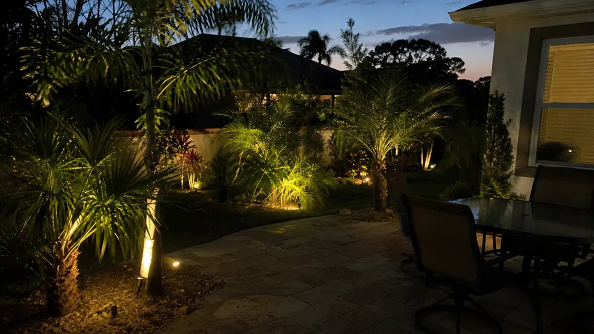 Sarasota Bradenton Backyard Accent Lighting near Sarasota