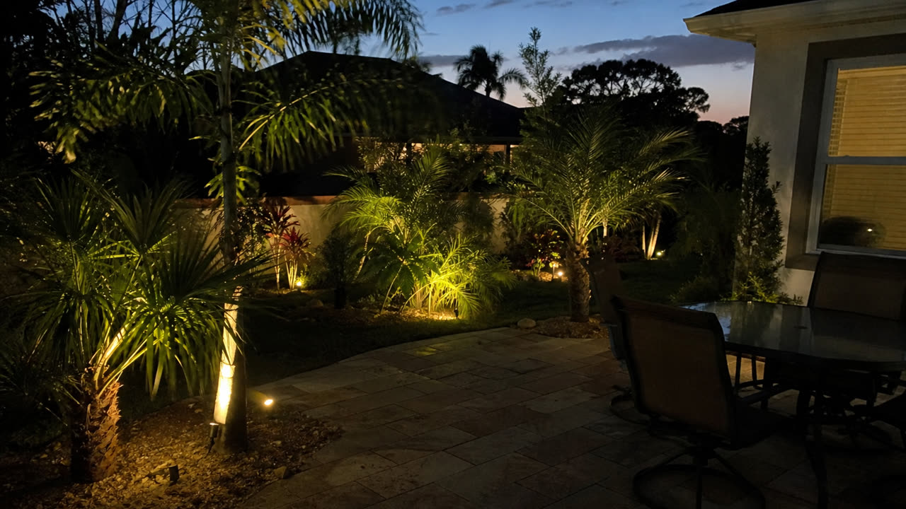 Sarasota Bradenton Backyard Accent Lighting near Sarasota