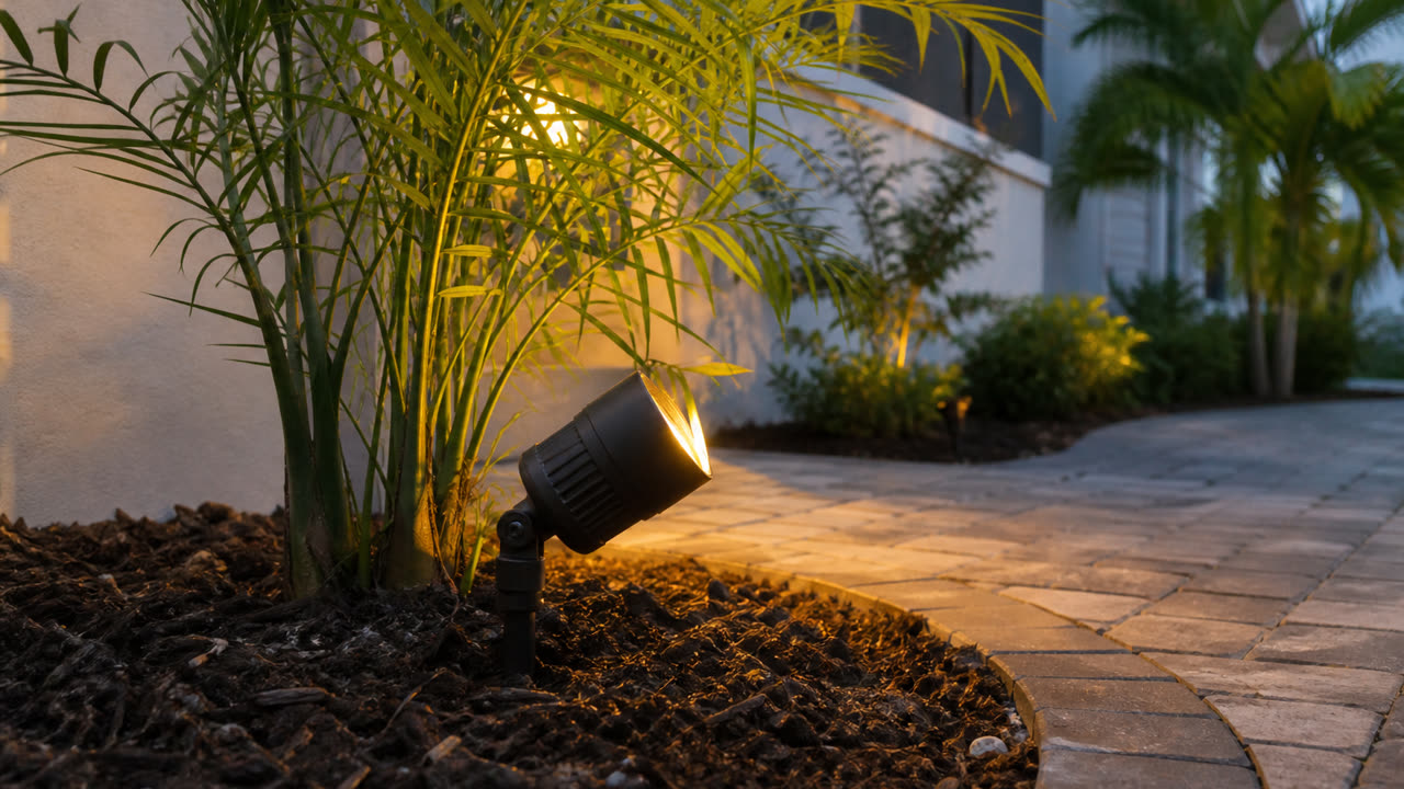 Sarasota Landscape Light Fixture Installation near Sarasota