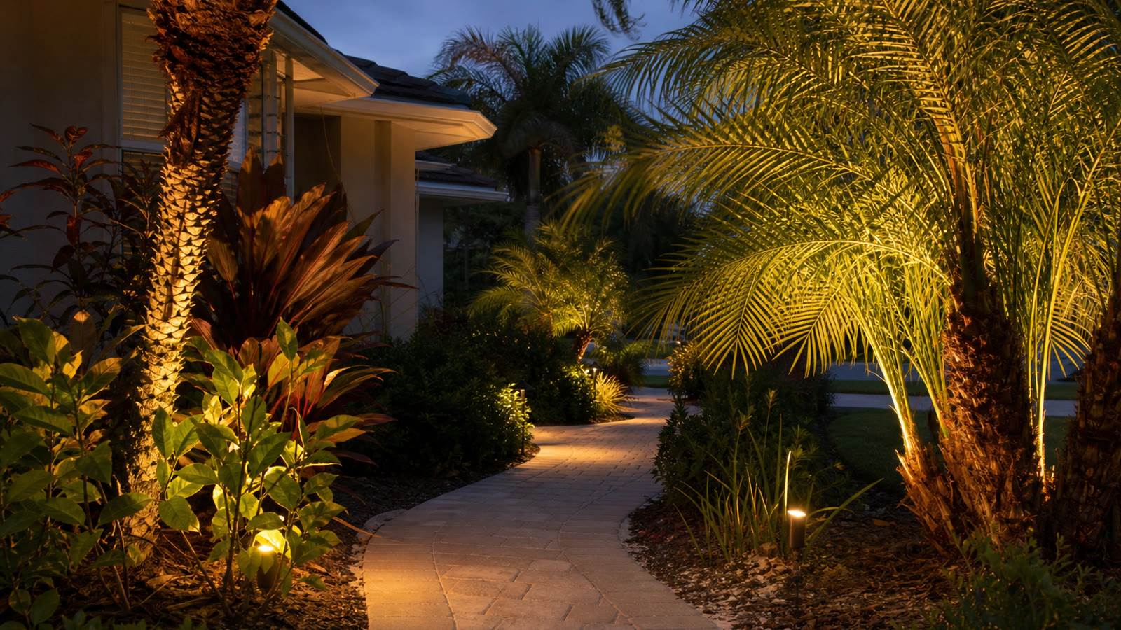 Sarasota jobsite detail from sarasota landscape lighting finished result photo